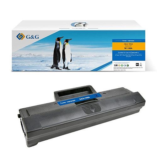 Картридж G&G для HP 106A M107a/107r/107w/135a/135r/135w/137fnw W1106A Black (1000 стр.)