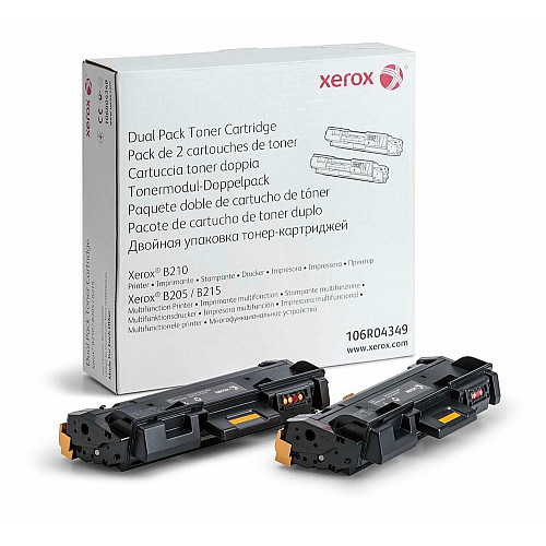 Тонер картридж Xerox B205/B210/B215 Black (2*3000 стор) Подвійна упаковка