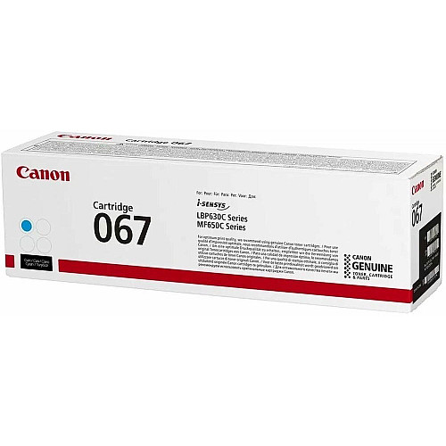 Картридж Canon 067 MF651Cw/MF655Cdw/MF657Cdw/LBP631Cw/LBP633Cdw Cyan (1250 стр.)