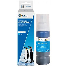 Контейнер G&G з чорнилом до Epson L15150/15160 Cyan pigm