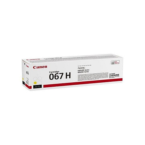 Картридж Canon 067H MF651Cw/MF655Cdw/MF657Cdw/LBP631Cw/LBP633Cdw Yellow (2350 стр.)