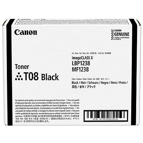 Картридж Canon T08 i-SENSYS X 1238 Series Black (11000 стор.)