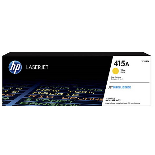 Картридж HP 415X CLJ Pro M414/454/479, Enterprise M455/M480 Yellow (6000стр.)