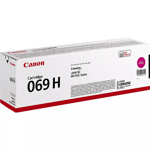 Картридж Canon 069H MF752Cdw/MF754Cdw/LBP673Cdw Magenta (5500 стр.)
