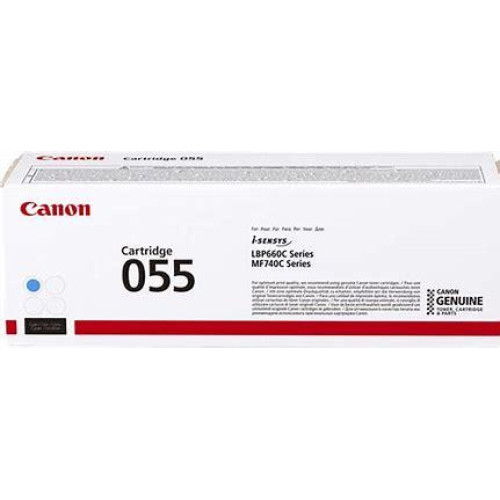 Картридж Canon 055 MF742/744/746, LBP663/664 Cyan (2100 стор)