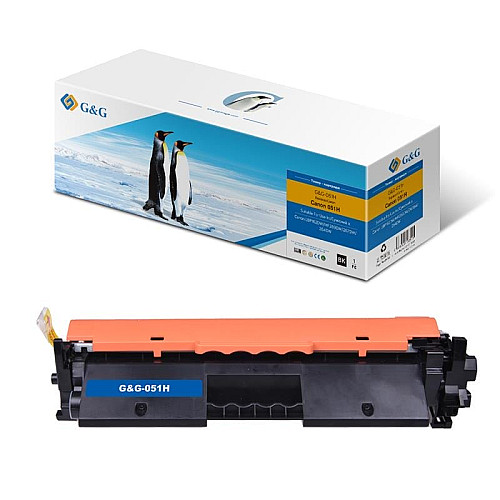 Картридж G&G для Canon 051H LBP162dw/MF269dw/267dw/264dw 2169C002 Black (4100 стр.)