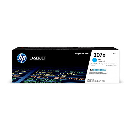 Картридж HP 207X CLJ M282/M283, M255dw/M255nw Cyan (2450 стр.)