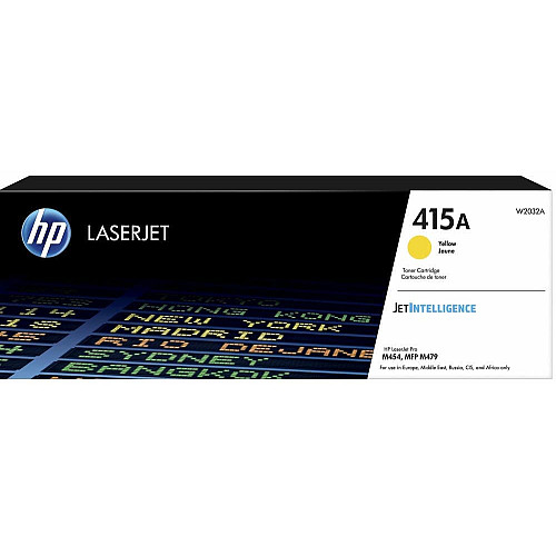 Картридж HP 415A CLJ Pro M414/454/479, Enterprise M455/M480 Yellow (2100стр.)
