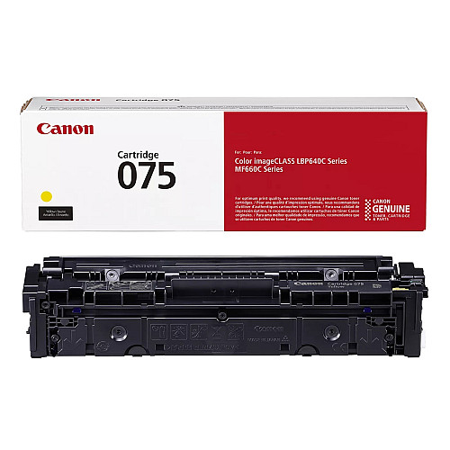 Картридж Canon 075Y MF664Cdw/MF667Cdw/LBP646Cdw/LBP647Cdw Yellow (1300 стор.)