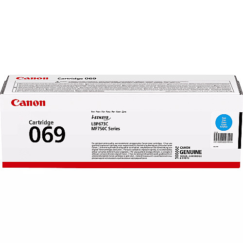 Картридж Canon 069 MF752Cdw/MF754Cdw/LBP673Cdw Cyan (1900 стор)
