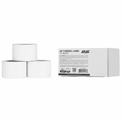 Термоэтикетка 2E TL-40x30 500эт (3 рулона)