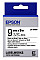 Картридж зі стрічкою Epson LK3WBW принтерів LW-300/LW-400/LW-400VP/LW-600P/LW-700/LW-Z710/LW-900P/LW-1000P/LW-Z5000BE Strng adh Blk/Wht 9mm/9m