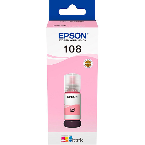 Контейнер с чернилами Epson 108 EcoTank L8050/L18050 light magenta