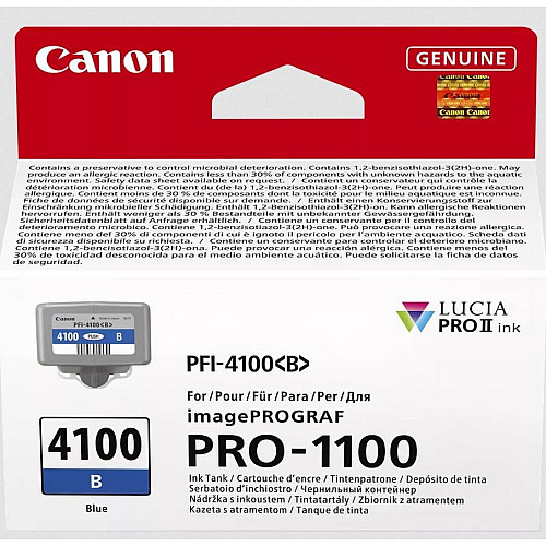 Картридж струменевий Canon PFI-4100 imagePROGRAF PRO-1100 Blue