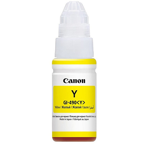 Контейнер с чернилами Canon GI-490 PIXMA G1400/G2400/G3400 Yellow 70ml
