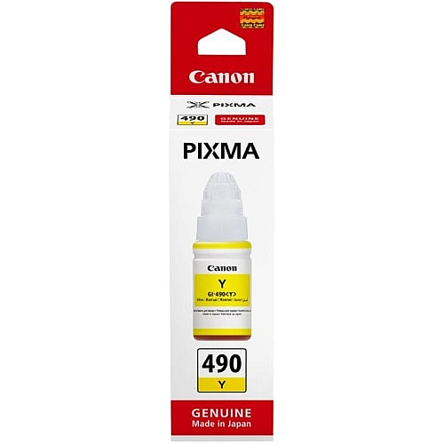Контейнер с чернилами Canon GI-490 PIXMA G1400/G2400/G3400 Yellow 70ml