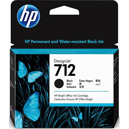 Картридж струйный HP 712 DesignJet T230/T630/T650 Black 80ml