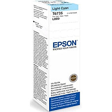 Контейнер з чорнилом Epson T6735 EcoTank L1800/L800/L800/L805/L810/L850 light cyan