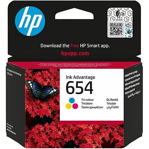 Картридж с печатающей головкой струйный HP No.654 DJ IA 2976/4376/6575 Tri-color