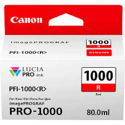 Картридж струменевий Canon PFI-1000R (Red)