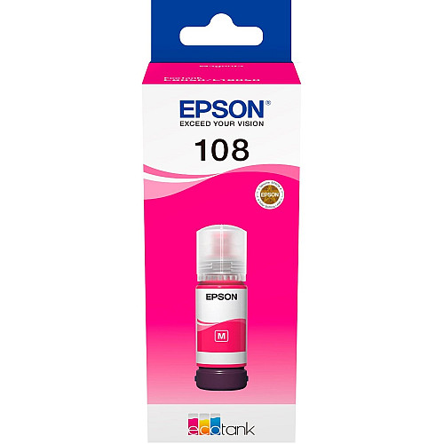 Контейнер с чернилами Epson 108 EcoTank L8050/L18050 magenta