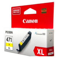 Картридж струменевий Canon CLI-471Y XL PIXMA MG5740/MG6840 Yellow