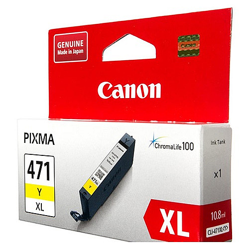 Картридж струменевий Canon CLI-471Y XL PIXMA MG5740/MG6840 Yellow