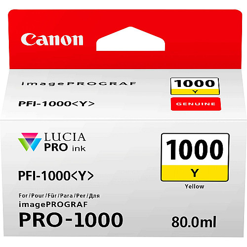 Картридж струменевий Canon PFI-1000 imagePROGRAF PRO-1000 Yellow