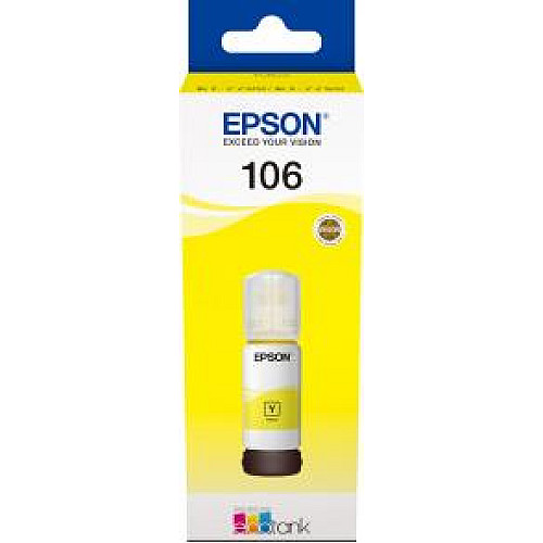 Контейнер с чернилами Epson 106 EcoTank L7160/L7180 yellow