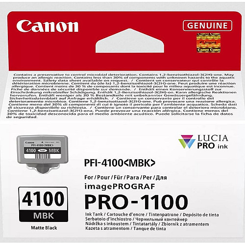 Картридж струменевий Canon PFI-4100 imagePROGRAF PRO-1100 Matte Black