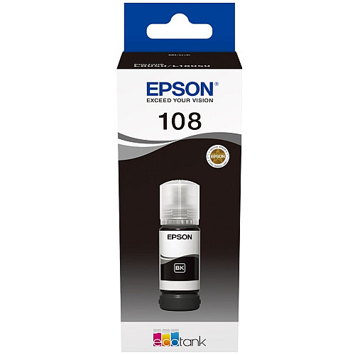 Контейнер з чорнилом Epson 108 EcoTank L8050/L18050 black