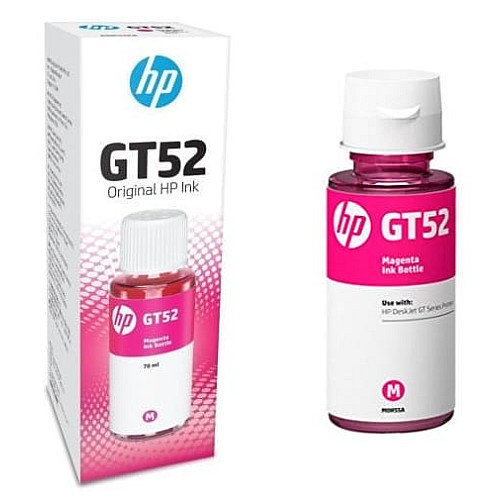 Контейнер с чернилами HP GT52 DJ5810/5820, Ink Tank 115/315/319/410/415/419, Smart Tank 500/515/530/615/670/720/750/790 Magenta (8000