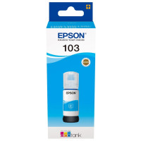 Контейнер з чорнилом Epson 103 EcoTank L1110/L1250/L3100/L3101/L3110/L3150/L3151/L3156/L3200/L3201/L3250/L3251/L3256/L3260/L3266/L3550/L3560/L5190/L5590/L5290  cyan