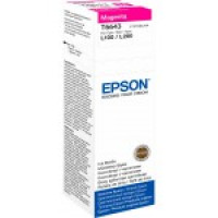 Контейнер с чернилами Epson T6643 EcoTank L110/L120/L121/L1300/L1455/L210/L300/L3050/L3060/L3070/L355/L3 82/L386/L486/L550/L605/L655/L364/L132/L222/L312/L366/L456/L566 magenta