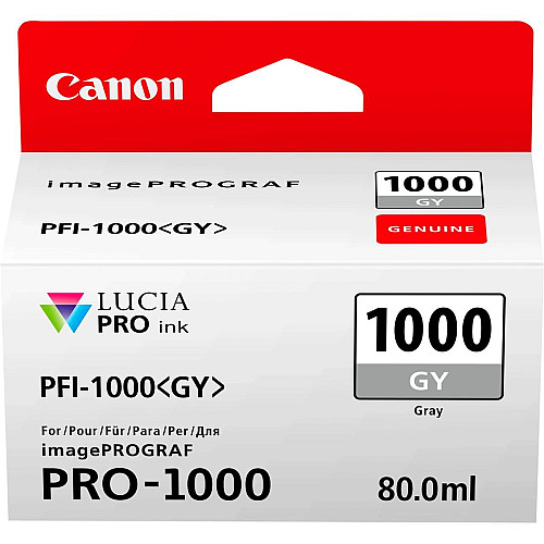 Картридж струменевий Canon PFI-1000G (Gray)
