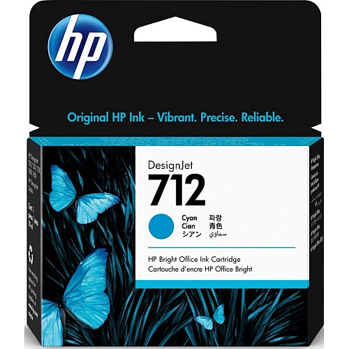 Картридж струменевий HP 712 DesignJet T230/T630/T650 Cyan 29ml