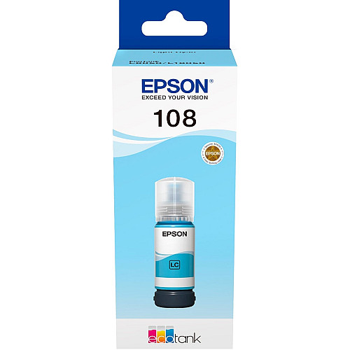 Контейнер з чорнилом Epson 108 EcoTank L8050/L18050 light cyan