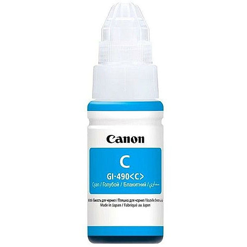 Контейнер с чернилами Canon GI-490 PIXMA G1400/G2400/G3400 Cyan 70ml