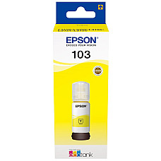 Контейнер з чорнилом Epson 103 EcoTank L1110/L1250/L3100/L3101/L3110/L3150/L3151/L3156/L3200/L3201/L3250/L3251/L3256/L3260/L3266/L3550/L3560/L5190/L5590/L5290  yellow
