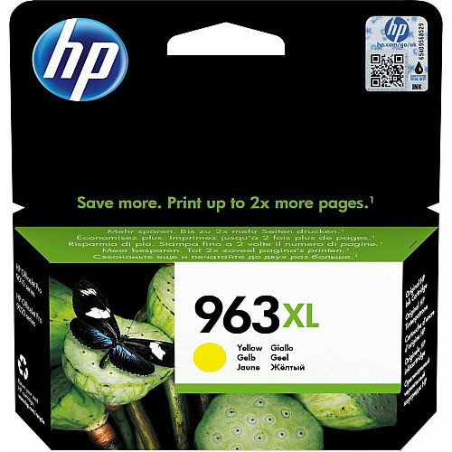 Картридж струйный HP No.963XL High Yield HP OJ Pro 9010/9013/9020/9023 Yellow