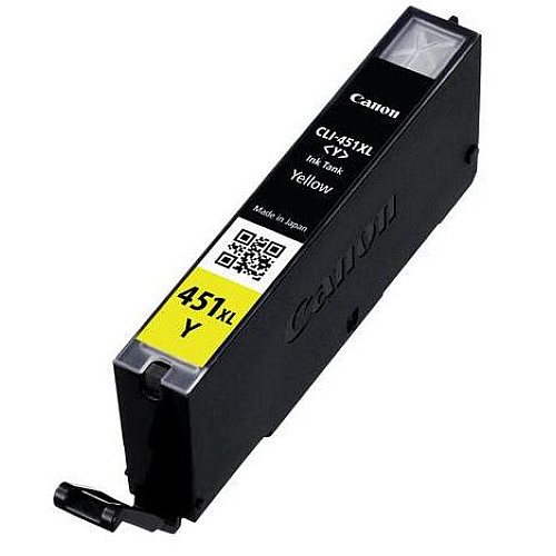 Картридж струменевий Canon CLI-451Y XL (Yellow) PIXMA MG5440/MG6340