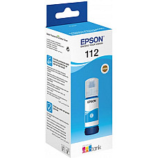 Контейнер з чорнилом Epson 112 EcoTank L11160/L15150/L15160/L6490/L6550/L6570/L15180/L6580 Cyan pigm