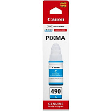 Контейнер з чорнилом Canon GI-490 PIXMA G1400/G2400/G3400 Cyan 70ml