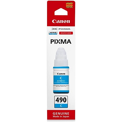 Контейнер с чернилами Canon GI-490 PIXMA G1400/G2400/G3400 Cyan 70ml