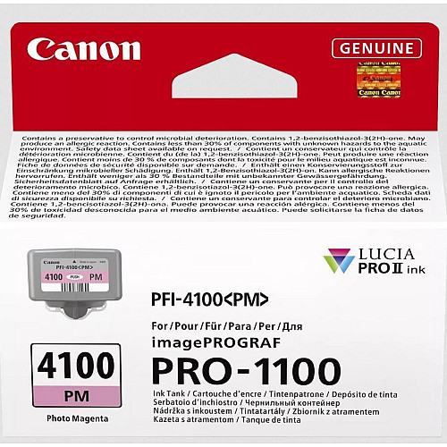 Картридж струменевий Canon PFI-4100 imagePROGRAF PRO-1100 Photo Magenta