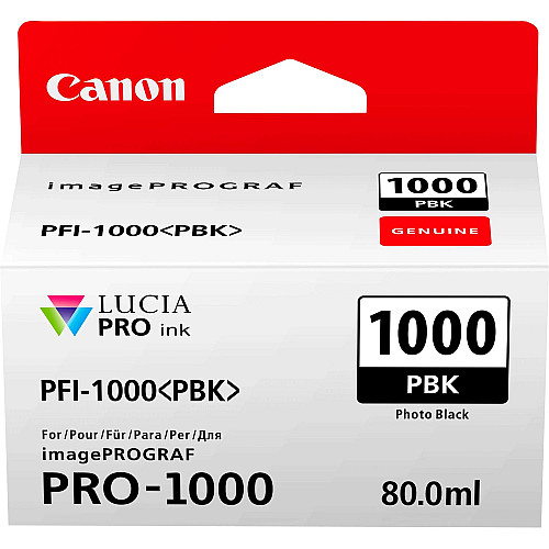 Картридж струменевий Canon PFI-1000PBK (Photo Black)