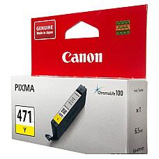 Картридж струменевий Canon CLI-471Y PIXMA MG5740/MG6840 Yellow