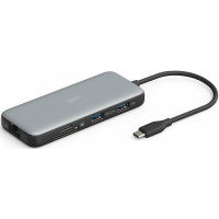 Док-станция DIGITUS USB-C > 2xHDMI/2xUSB-A/USB-C/SD/MicroSD/RJ54