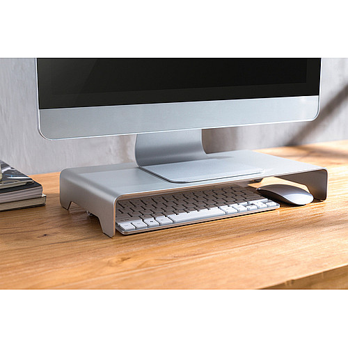 Подставка для монитора DIGITUS Aluminium Monitor Riser до 10кг черная