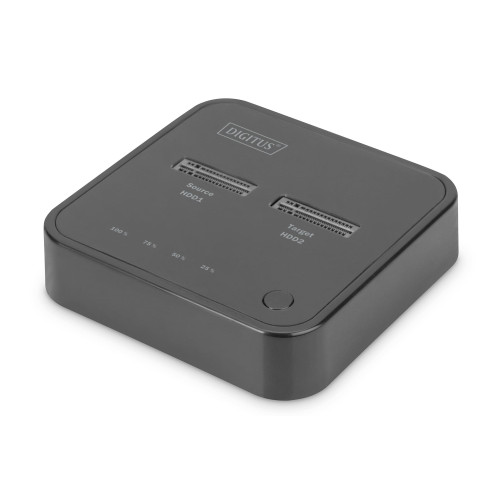 Док-станція DIGITUS Dual M.2 NVMe SSD USB Type-C 3.2 Black
